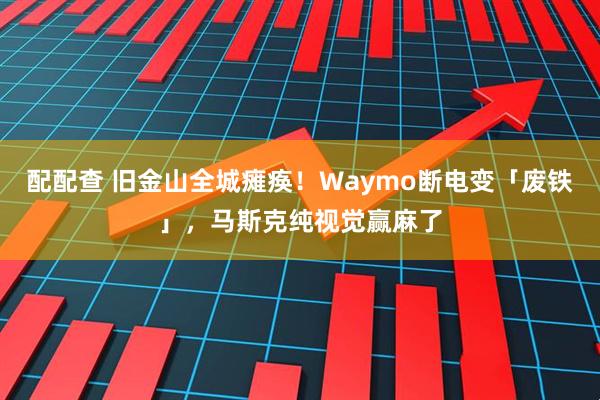 配配查 旧金山全城瘫痪！Waymo断电变「废铁」，马斯克纯视觉赢麻了