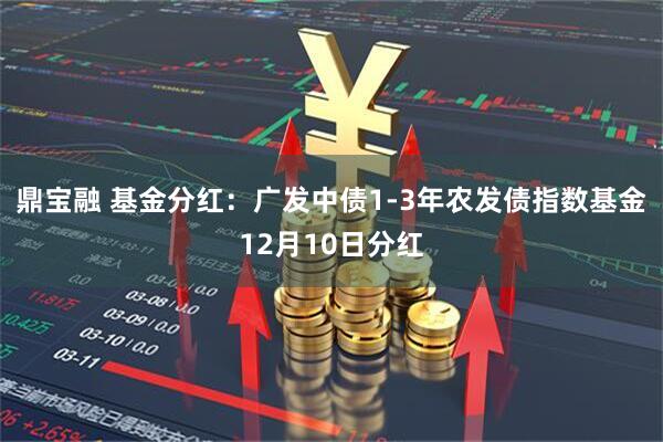鼎宝融 基金分红：广发中债1-3年农发债指数基金12月10日分红